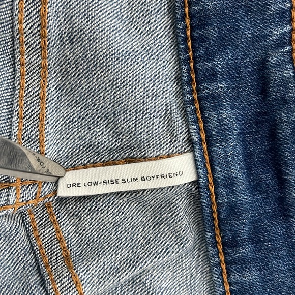 Rag & Bone Dre low rise slim boyfriend distressed blue jeans size 30 - Picture 10 of 12